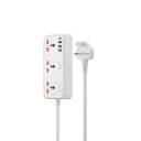 WiWU Wi-S005 Power Strip, 7 in One, 30W, 3 Sockets + 3 USB, 1 Type C - EU