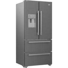 Beko Side by Side Refrigerator French Door A++, 500Lit, Grey - B5RCNE565HXPMG