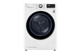 LG Heat Pump Condenser Dryer A+++, 9KG, Eco Hybrid, Drum Care, Drum LED, White - RH1077WVK.ABWPELF