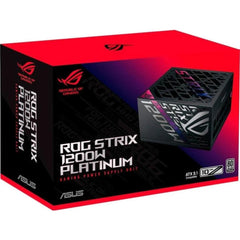 Asus Rog Strix 1200w Fully Modular 80+ Platinum Aive Pfc, Gan Mosfet, Atx 3.1 Compatible, Cybernetic Lambda A+, Dual Ball Fan Bearings, Black