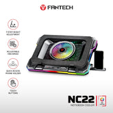 FANTECH NC22 NOTEBOOK COOLER LAPTOP COOLING PAD - CompuMe