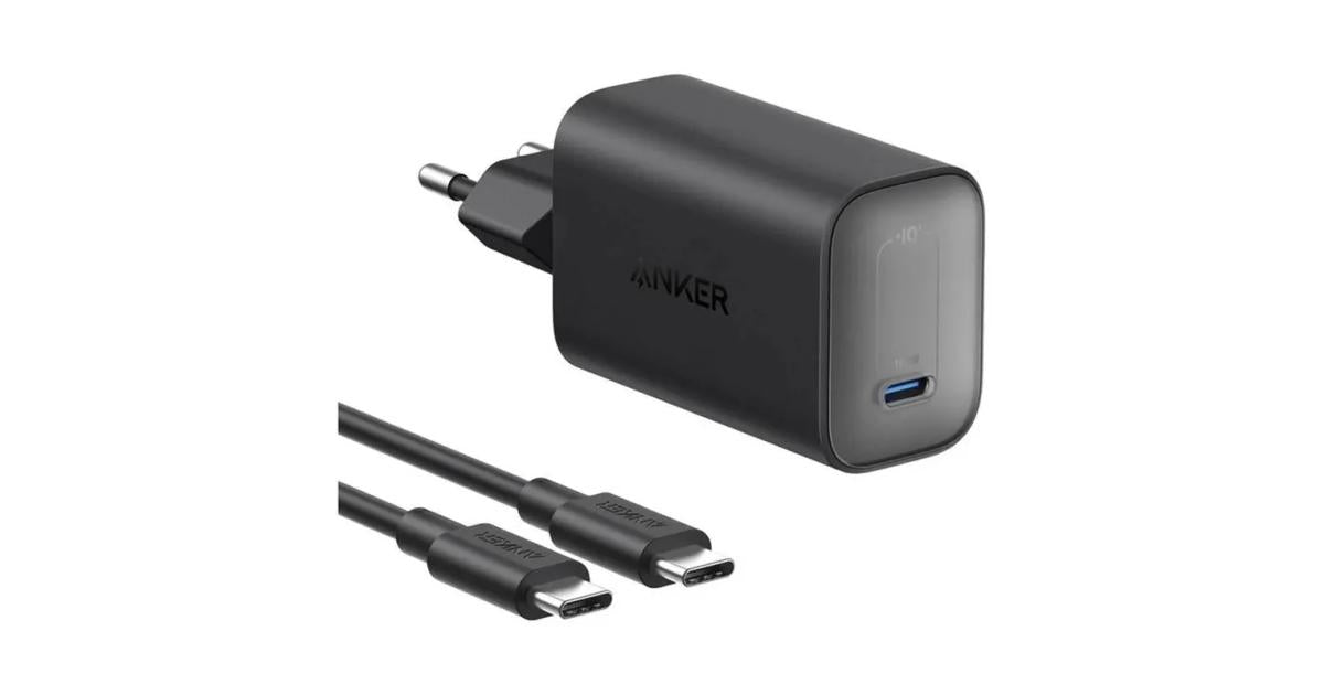 Anker Nano Charger 100w with USB-C Cable 6ft Black ,Charger Fast Charging ,B2679G11.
