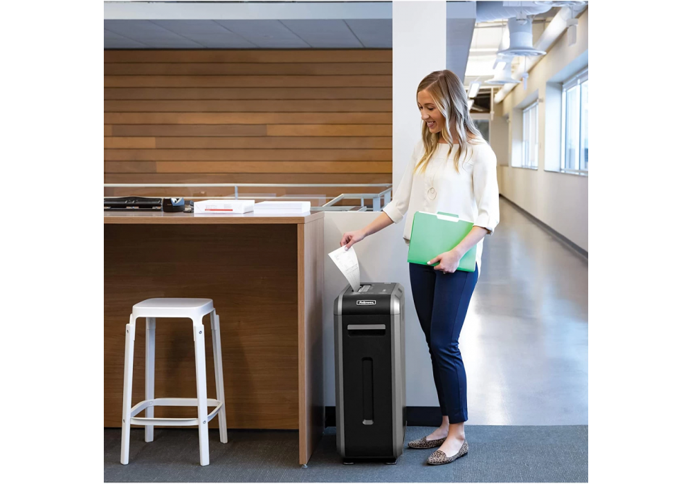 Fellowes paper shredder for electronics hardware