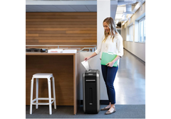 Fellowes paper shredder for electronics hardware