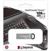 Kingston DataTraveler Kyson 128GB High Performance USB 3.2 Metal Flash Drive