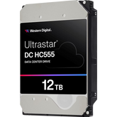 WD Ultrastar HC555 12TB Data Center HDD Storage, 3.5" Form Faor, SE Security, Up to 269 MB/s Transfer Rate, 512MB Cache Size, EAMR Recording Technology