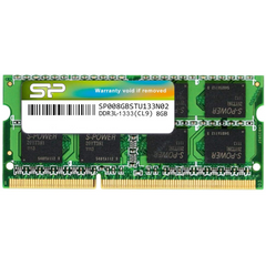 Silicon Power 8GB DDR3L Low Voltage SODIMM-1333 MHz For Laptop