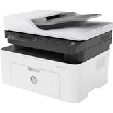 HP Laser MFP M137FNW Black and White Laser Multifunction 4-In-One Wireless & Network Printer (Print, Scan, Copy, Fax) With Auto Feeder - White