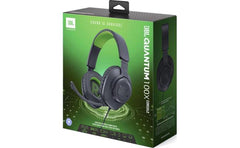 Jbl Quantum 100x Wired 3.5mm Jack Gaming Headset Detachable Mic Quantumsound Signature Memory Foam For Xbox, Ps4, Ps5, Switch, Pc & Mac