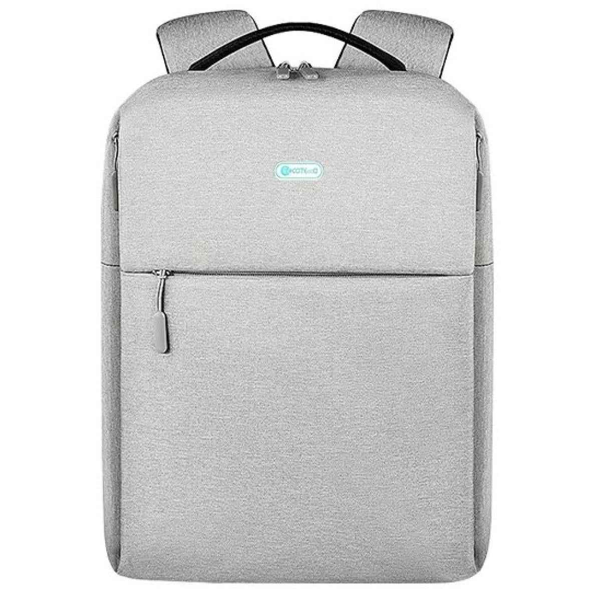 Coteci Laptop Backpack 14 16 Inches Laptop/tablet, Durable, Water Repellent, Lightweight, Clean Design, Sleek For Travel, Business Casual Or College Hemp Gray