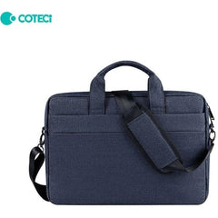 Coteci Laptop Shoulder Bag up to 16.0" Laptop Sleek Durable & Water-Repellent Fabric Lightweight Toploader - NAVE Blue