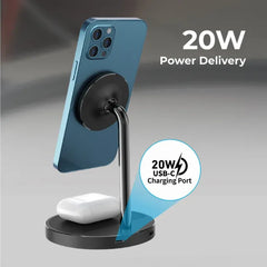 Promate AuraBase-PD20.EU,Wireless Charging Station
