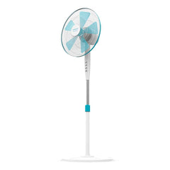 Cecotec Stand Fan Copper Motor, 16Inch, 5Blades, 40Watts, White - 5900