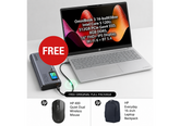HP OmniBook 3 Laptop 16-bu0038ne Free Power Bundle, Intel Core 5 120U, 512GB SSD, 8GB DDR5, 16" FHD+ IPS, Wi‑Fi 6, BT 5.4 w/ 16" HP Backpack & HP 400 Quiet Dual Wireless Mouse, Promate 130W Laptop Power Bank 20000mAh Titan-130