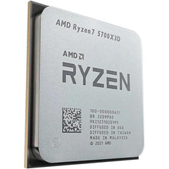 Amd Ryzen 7 5700x3d 8 Core 3.0ghz (4.1 Ghz Max Boost) 100mb Cache Am4 Desktop Processor , Tray