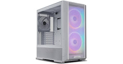 Lian Li LANCOOL 216 (216R-W) MESH (White) ARGB ATX Mid Tower Tempered Glass Gaming Case W/ Type-C & (2x160mm ARGB Fans + 140mm PWM Fan)