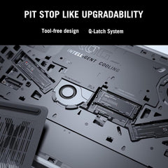 ASUS RGB NVMe PCIe laptop for portable computing