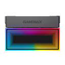 GameMax Sigma 550 Infinity BK, ARGB CPU Air Cooler, 5 Direct Touch Heatpipes, 220W TDP, 120mm PWM Fan, Infinity Mirror Top Cover, Intel LGA1851/1700 & AMD AM5/AM4 Compatible, 1 Year Warranty