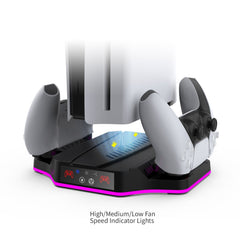 Dobe Multi-Function Cooling & Charging Stand for PS5