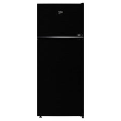 Beko Top Mount Refrigerator A+, 367Lit, Black - RDNG491M20BP