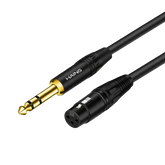 HAING HI-2044-XLR XLR 3-Pin Female to 6.35mm Male Cable – 2m