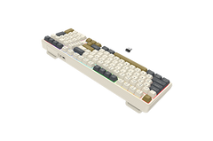 Redragon K528 Wireless Gaming Keyboard Bluetooth Computer Keyboards Creamy Cute with Number Pad RGB Backlit Tri-Mode BT/2.4GHz/USB-C, 4000mAh Battery for Win/MAC- Dusty Olive