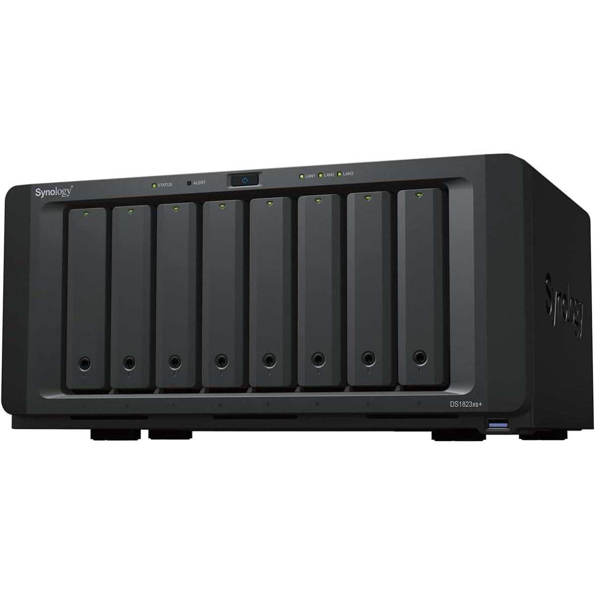 Synology Diskstation Ds1823xs+ 8 Bay Diskless Nas W/ Amd Ryzen V1780b 4 Core Cpu & 8gb Ddr4 Ecc Ram - CompuMe
