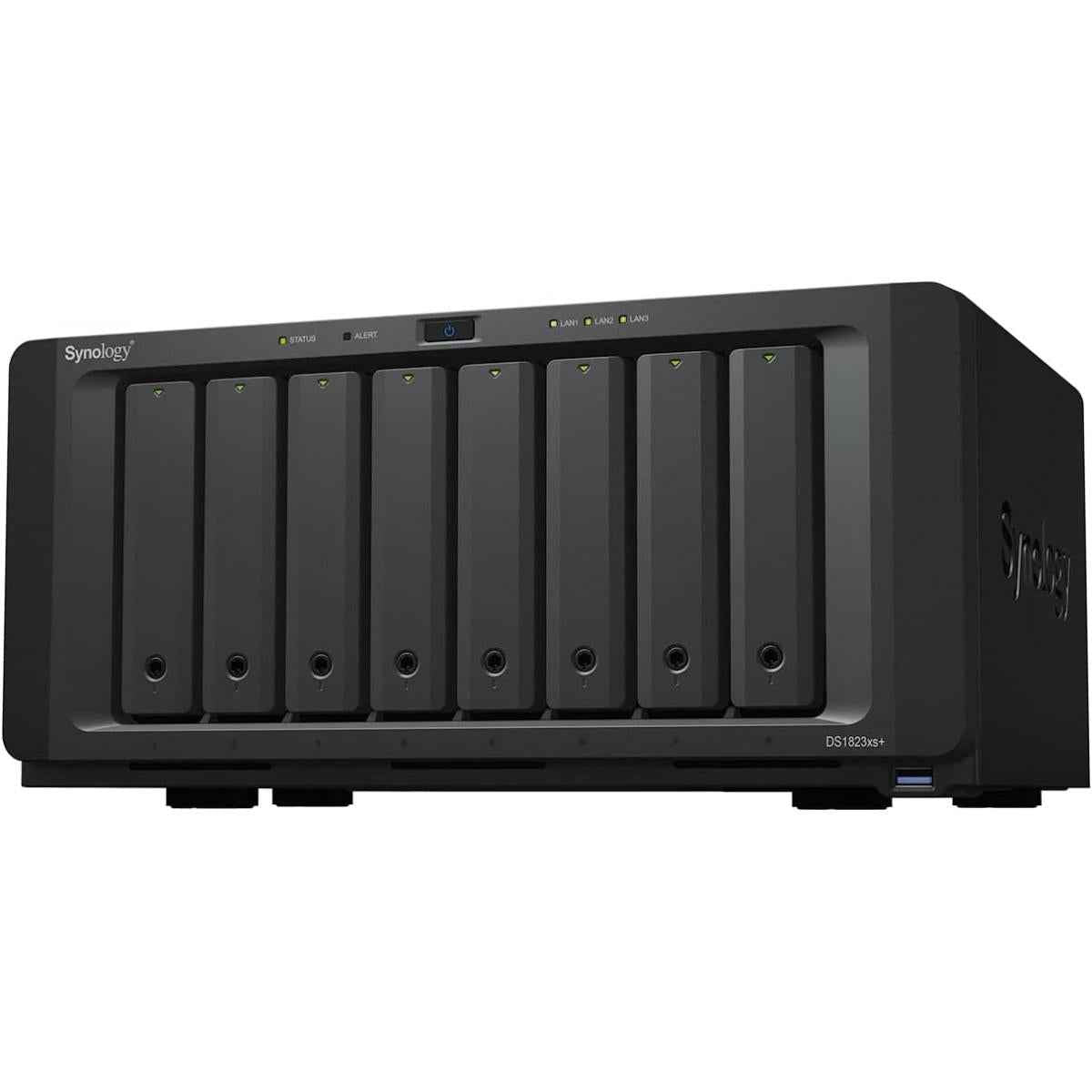 Synology Diskstation Ds1823xs+ 8 Bay Diskless Nas W/ Amd Ryzen V1780b 4 Core Cpu & 8gb Ddr4 Ecc Ram
