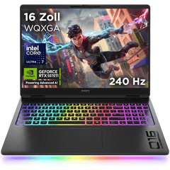 HP Omen Max 16 Laptop, ultra 7 255HX, 32GB & 1TB SSD1TB SSD, 16Inch, RTX 5070 TI 12GB, Win11, Shadow Black - D0YL4EA