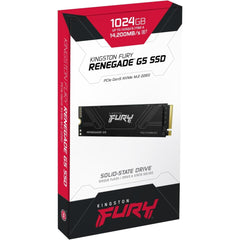Kingston Fury Renegade G5 1tb Pcie 5.0 Nvme M.2 Ssd Up To 14,200mb/s