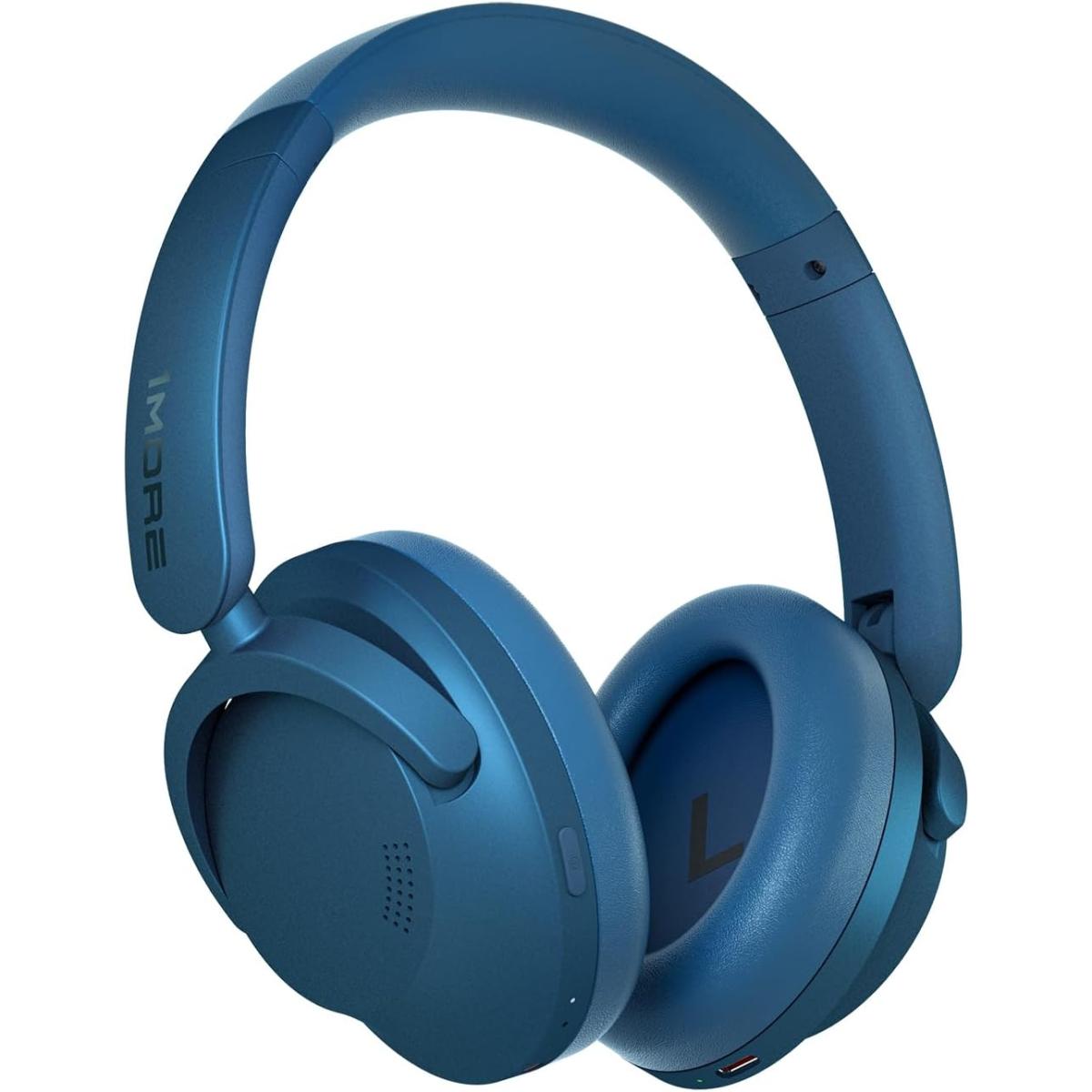 1more Sonoflow Hc905 Aive Noise Cancelling Headphones, Bluetooth Headphones With Ldac For Hi Res Wireless Audio, 70h Playtime, Clear Calls, Preset Eq Via App Blue - CompuMe 1more Sonoflow Hc905 Aive Noise Cancelling Headphones, Bluetooth Headphones With Ldac For Hi Res Wireless Audio, 70h Playtime, Clear Calls, Preset Eq Via App Blue - CompuMe