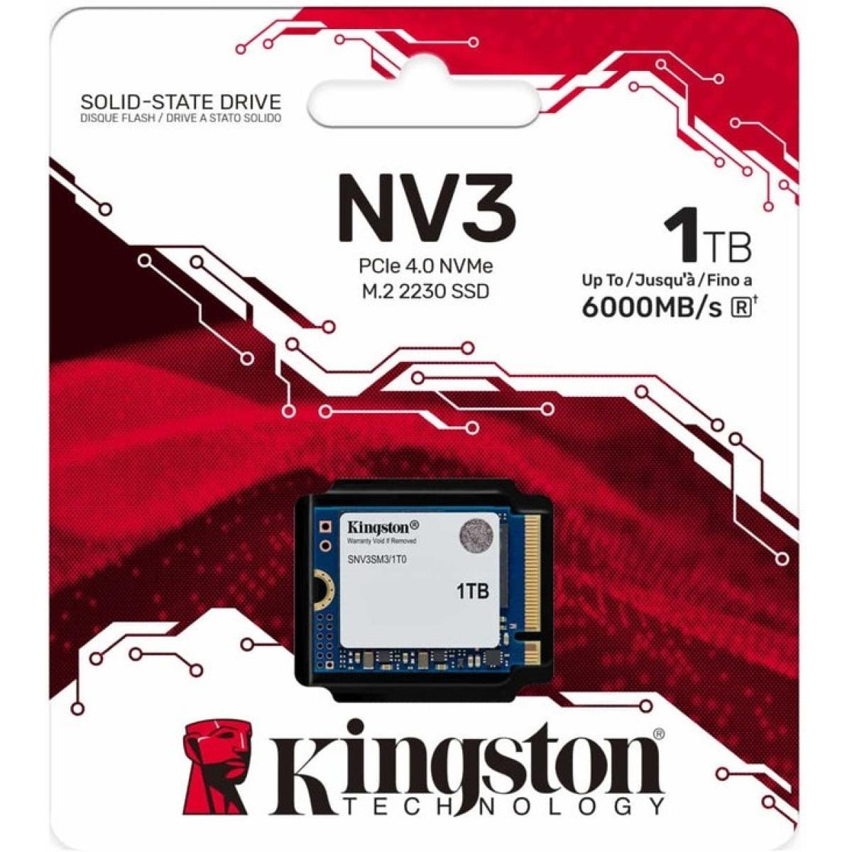 Kingston Nv3 1tb M.2 2230 Nvme Pcie Gen 4x4 3d Nand Internal Ssd Up To 6000 Mb/s - CompuMe Kingston Nv3 1tb M.2 2230 Nvme Pcie Gen 4x4 3d Nand Internal Ssd Up To 6000 Mb/s - CompuMe