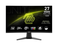MSI MAG 27CQ6F 27 Inch WQHD Curved Gaming Monitor – 180Hz, 1500R, Adaptive-Sync