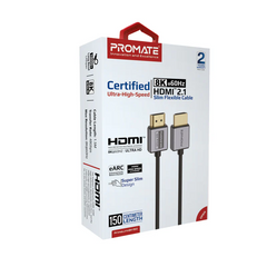 Promate PRIMELINK8K-150 Certified Ultra-High-Speed 8K@60Hz HDMI Slim Flexible Cable