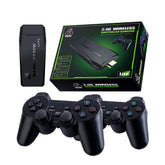 HDMI Game Stick with Dual 2.4G Wireless Gamepads – 1000 Built-In Classic Games