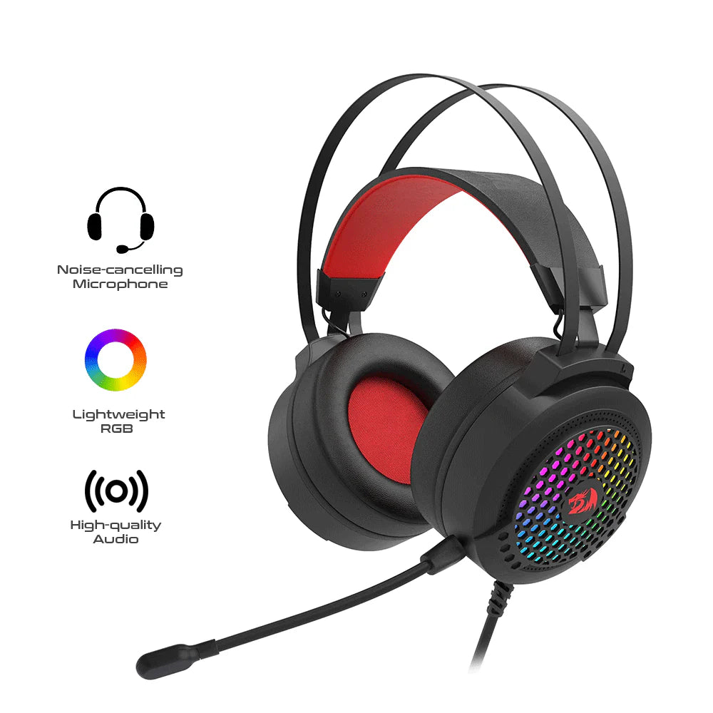 REDRAGON CARMEN H261 RGB GAMING HEADSET - CompuMe