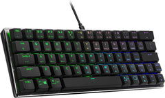 Cooler Master SK620 60% Space Grey Red Switch Low Profile Mechanical Gaming Keyboard