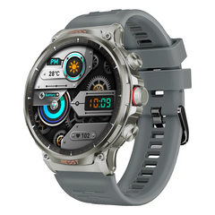 Promate Tough-Built Fitness Tracker Smart watch with BT Calling - Silver