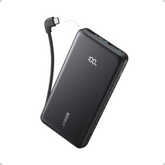 ANKER ZOLO POWER BANK 10K 22.5W BUILT IN USB -C CABLE EUROPE BLACK
