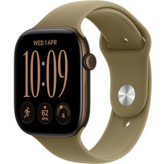 Apple Watch Series 12 GPS 46Mm, Dark Bronze Aluminium Case, Olive Sport Band, M/L - MJEU4AF/A