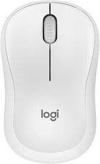 Logitech M240 Silent Bluetooth Mouse with Comfortable Shape - Off White