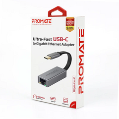 PROMATE GigaLink-C High Speed USB-C to Gigabit Ethernet Adapter