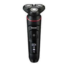 Beurer Rotary Shaver 360, Flexible Shaver Head Quick-Charge, Black - MN8X