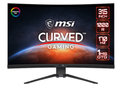 MSI MAG 325CQRF-QD Curve 1000R, 32" WQHD, 170Hz, 1ms HDR Ready, Adjustable Black GAMING MONITOR