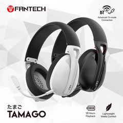 Fantech WHG01 TAMAGO Lightweight Wireless Headset - Black