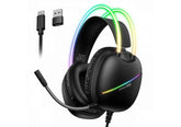 ONIKUMA X33 Dynamic Hifi Wired Gaming Professional USB-C Headphones Black Music for ps4 Play Station 4 Game PC with Microphone