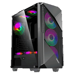 GAMEMAX Revolt ATX BLACK GAMING CASE
