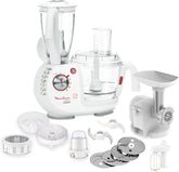Moulinex Food Processor, 38Functions, 900Watts, White - FP7331BM