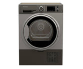 Ariston Dryer Heat Pump Condenser A+++, 9KG, 15Programs, Manhattan Grey - ARDH 092S 25 MMJ