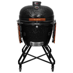 Badia Kamado Grill XX-Large 26 Inch - Black